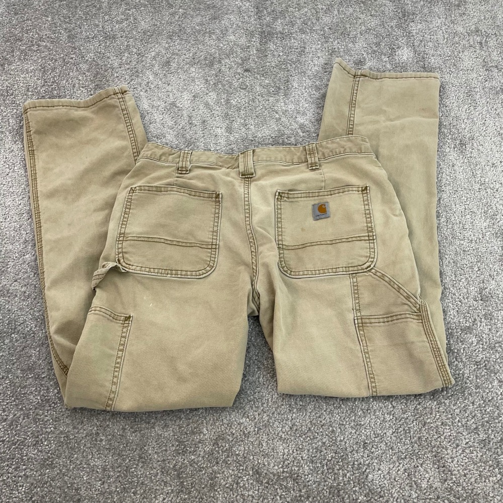 Carhartt Canvas Work Pants Womens 6 Carpenter Cargo Streetwear Distressed Rugged